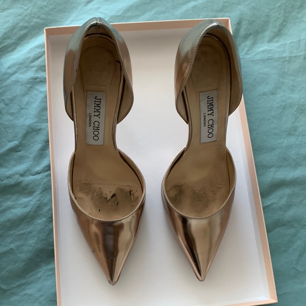 Jimmy choo Addison leather pumps!